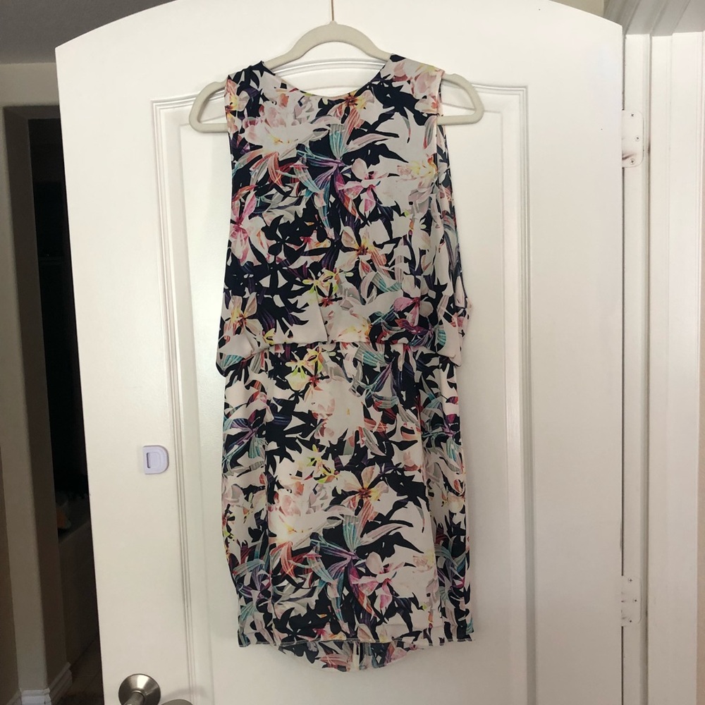 Dolce vita floral silk dress